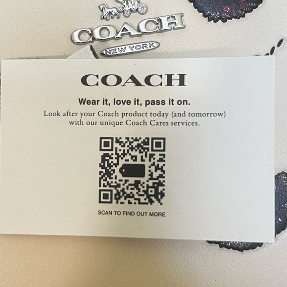 Coach Cherry Corner Zip Wristlet - Picture 14 of 14